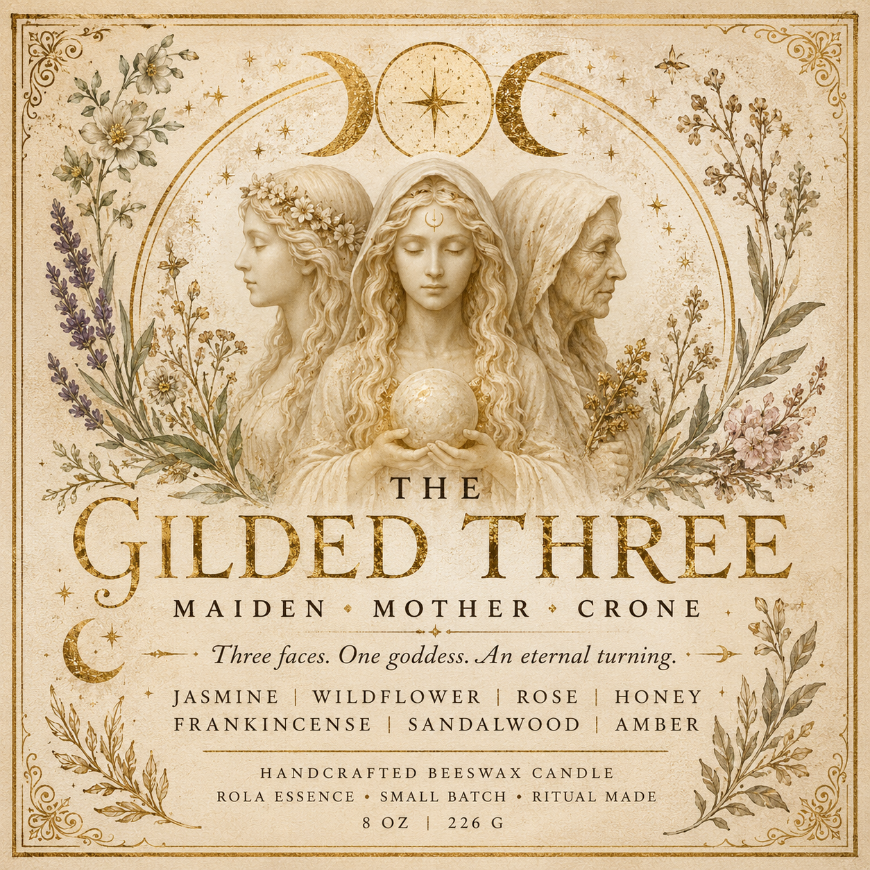 The Gilded Three | Maiden • Mother • Crone