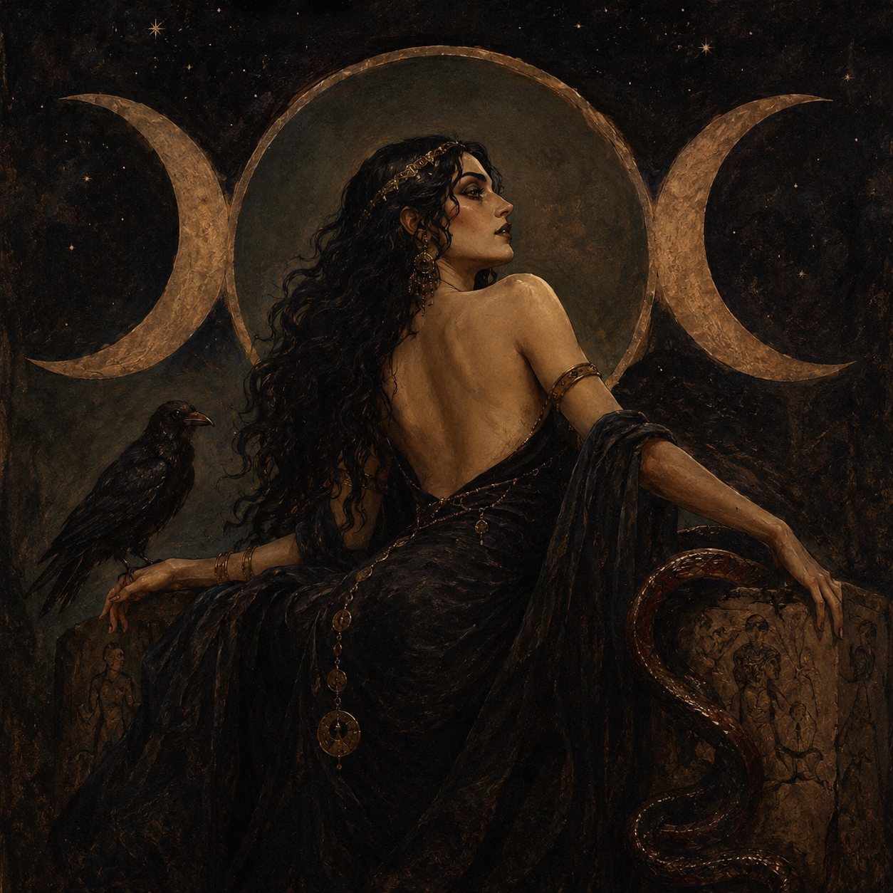 Lilith • Daughter of the Night Beeswax Candle