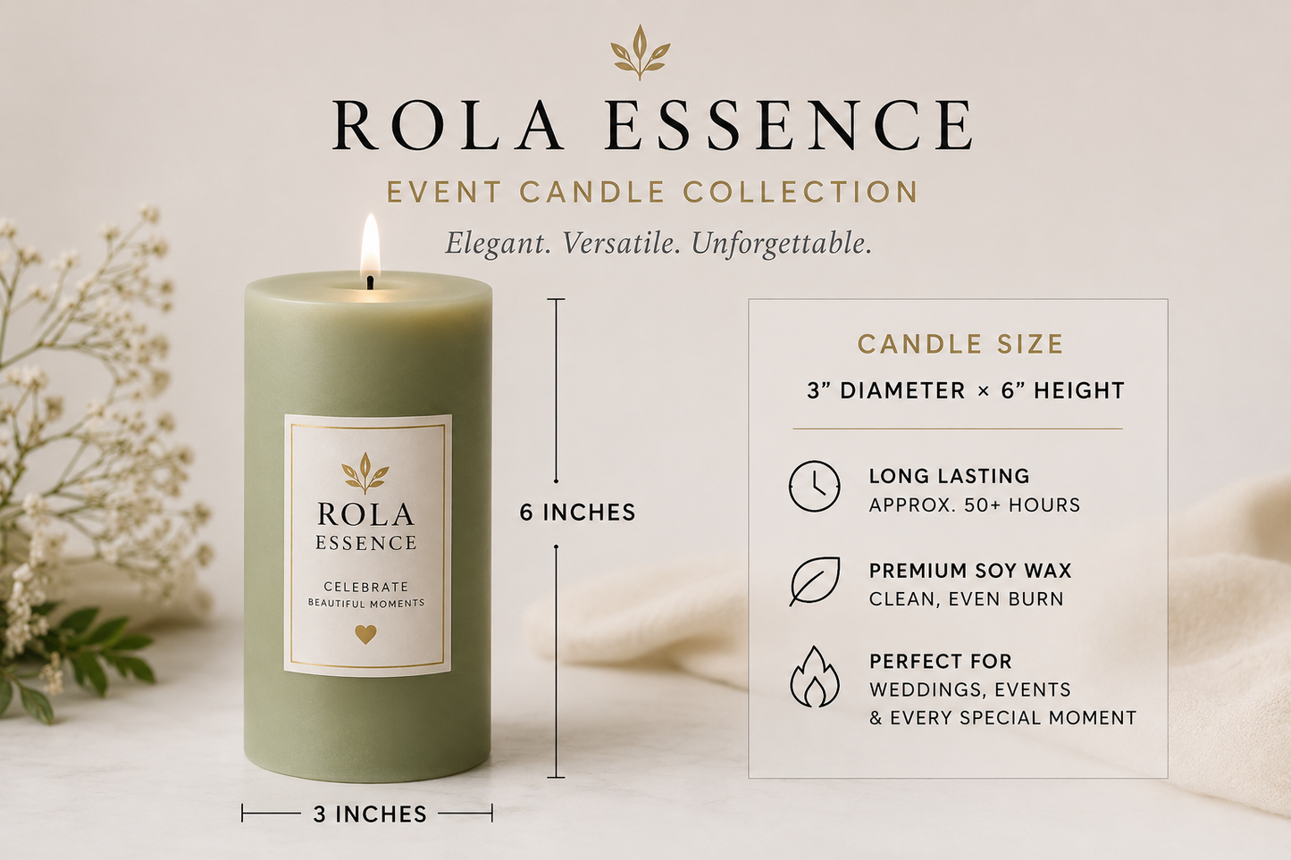 elebration Pillar Candle