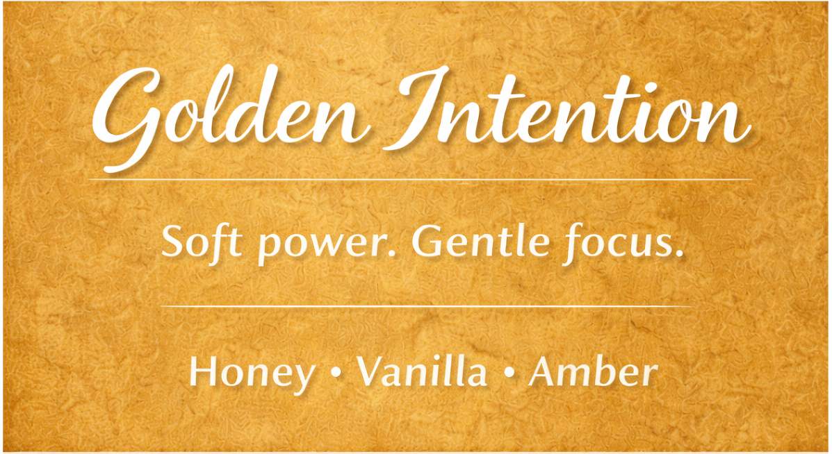 Golden Intention – Honey Vanilla Amber