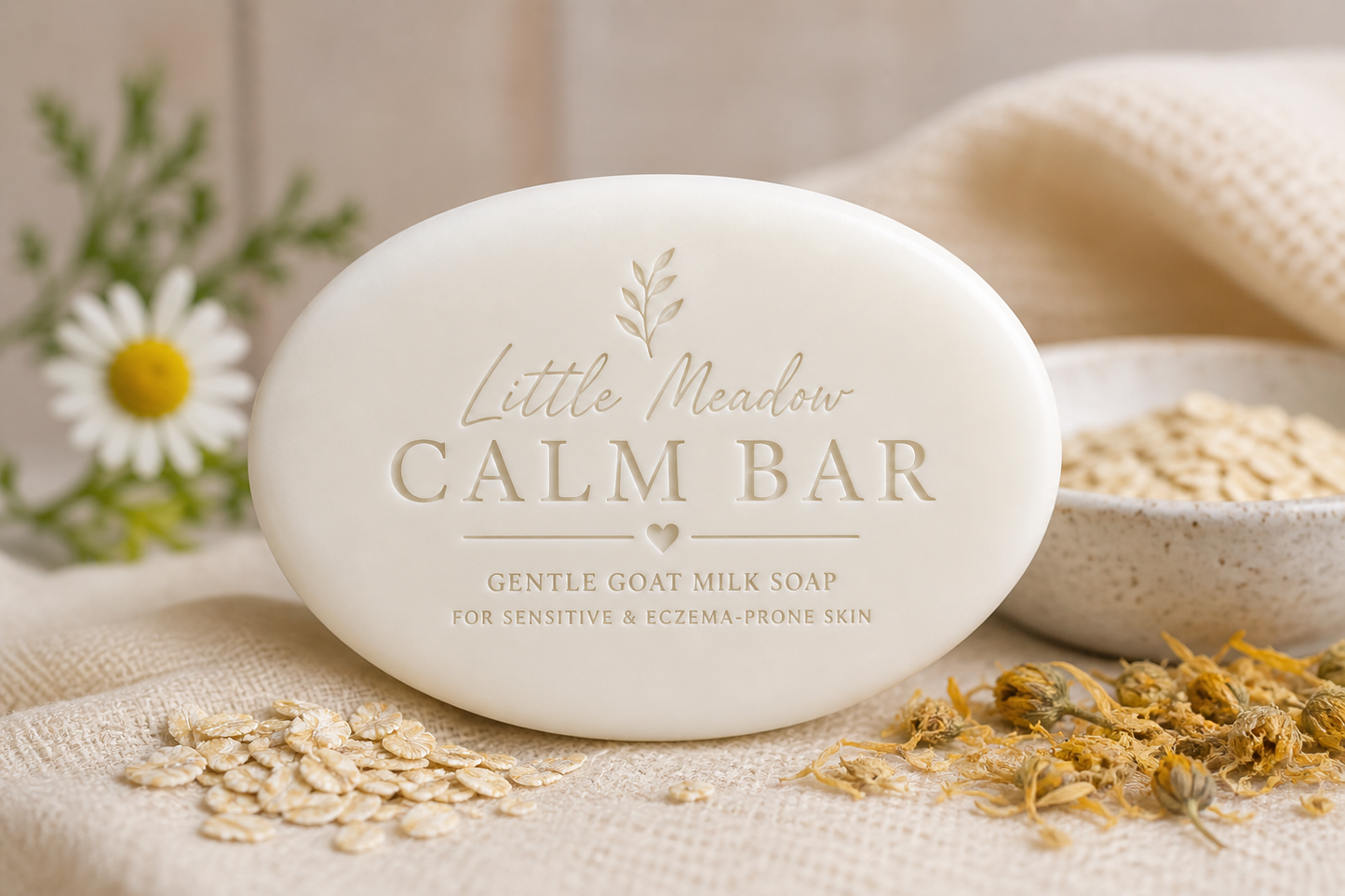 Little Meadow Calm Bar - Sensitive Skin • Gentle Cleansing • Hydrating