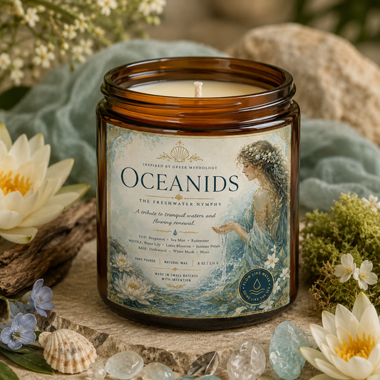 Oceanids Nymph Candle