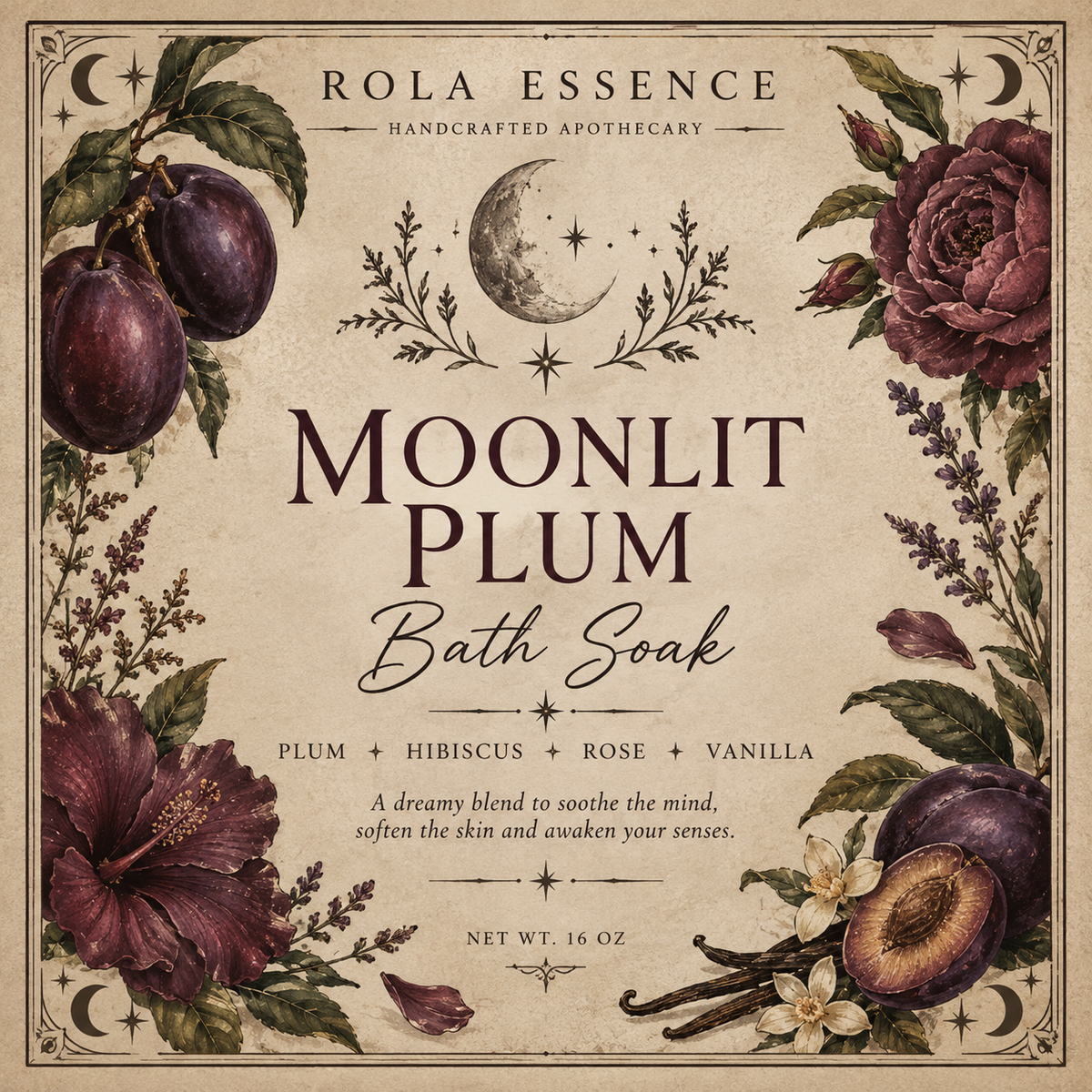 Moonlit Plum Bath Soak