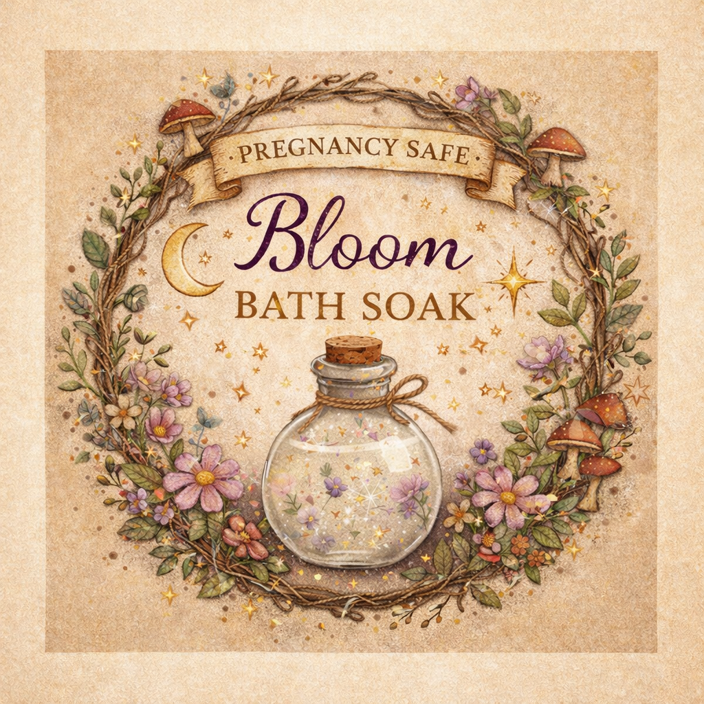 Pregnancy-Safe Bloom Bath Soak - Gentle, Calming, & Restoring