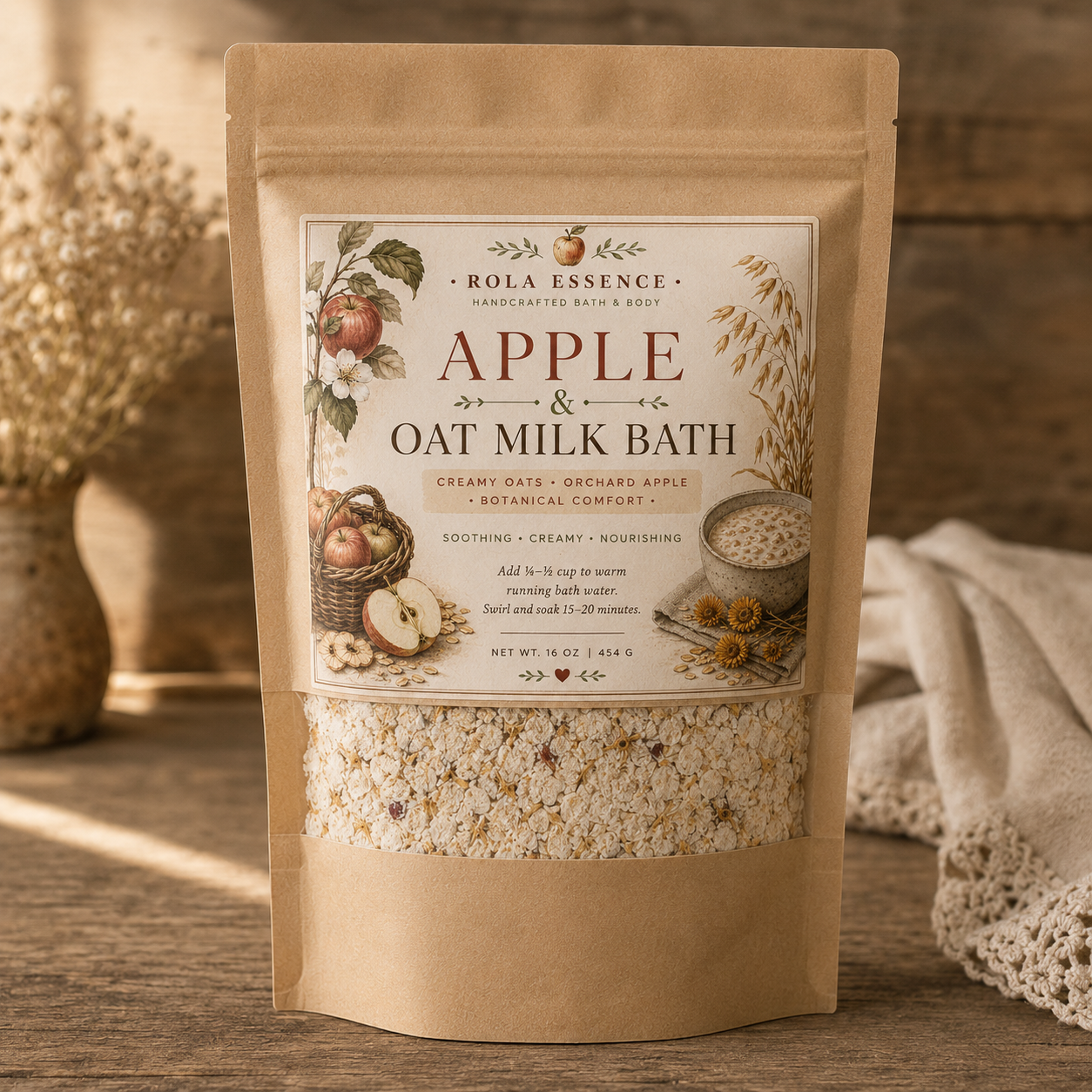 Apple & Oat Milk Bath