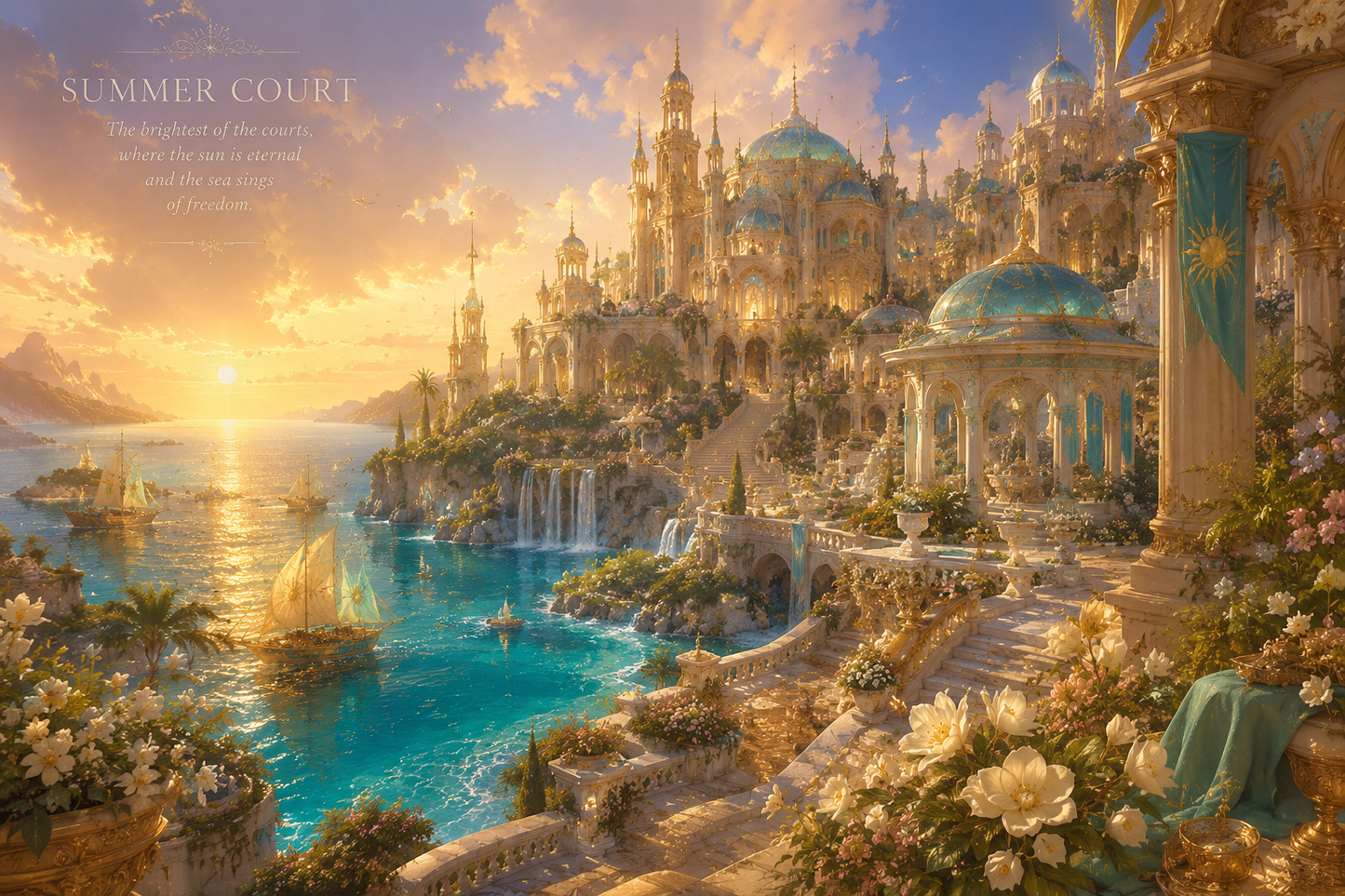 Summer Court - Golden Tides Candle