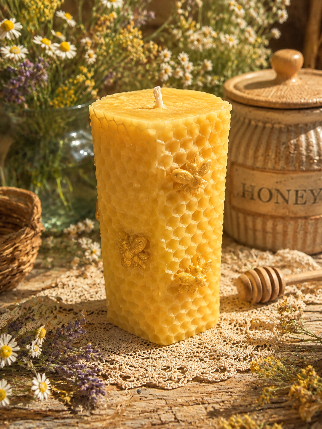 Golden Hive Beeswax Candle