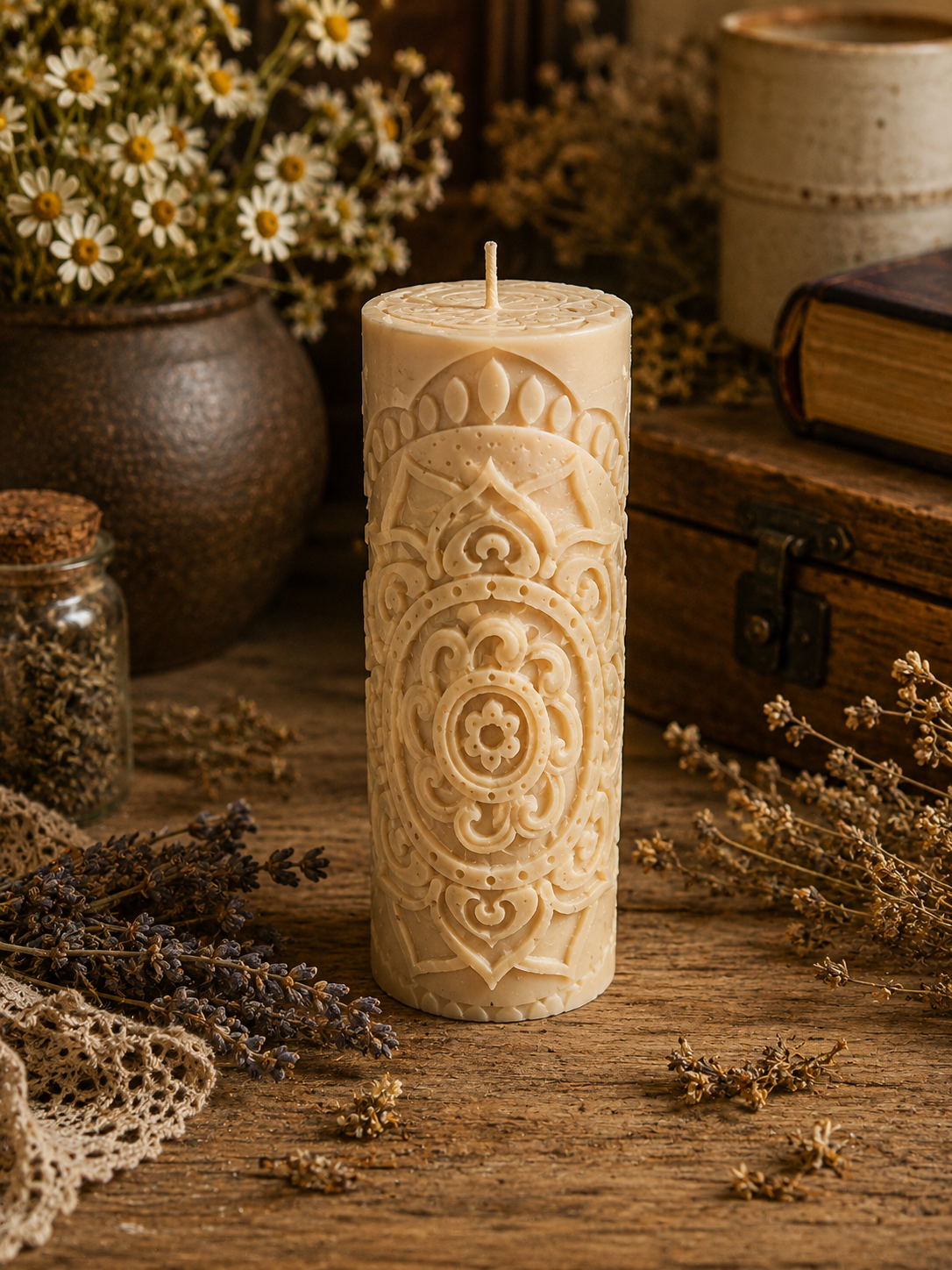Sanctuary Stone Pillar Candle