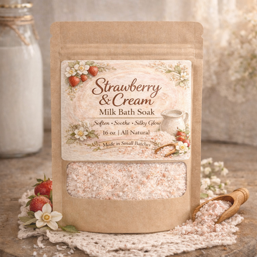 Strawberry & Cream Milk Bath Soak