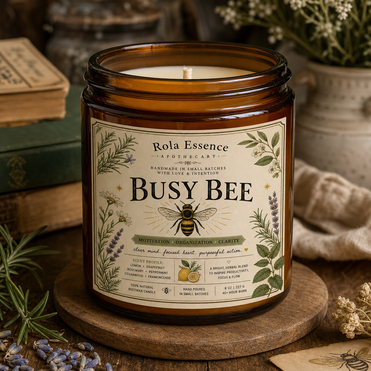 Busy Bee Candle