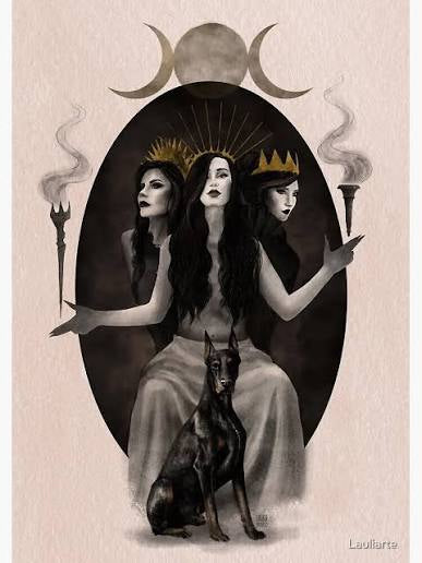 Hekate Beeswax Candle | Keeper of the Crossroads