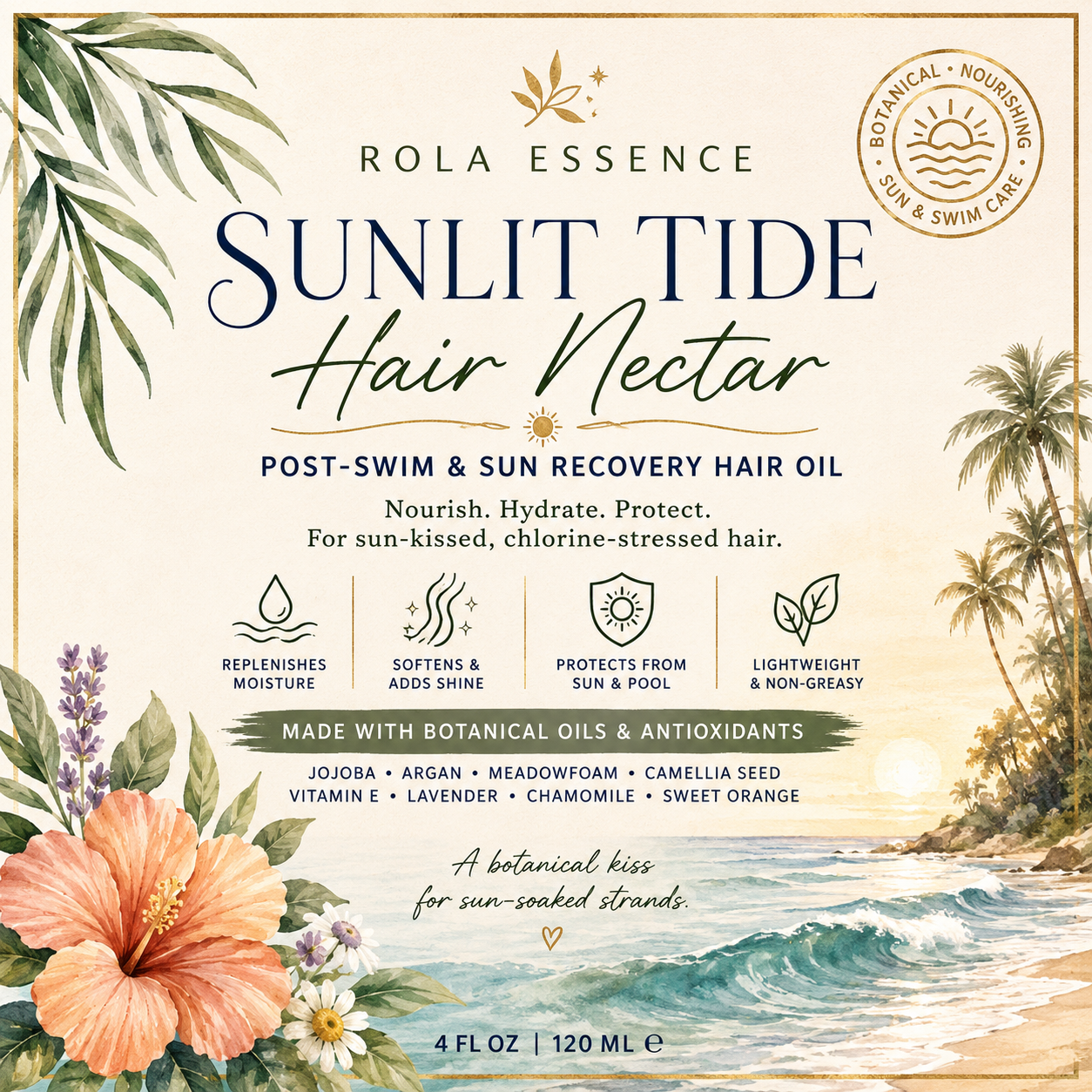 Sunlit Tide Hair Nectar - Nourshing • Repairing • Rehydrating