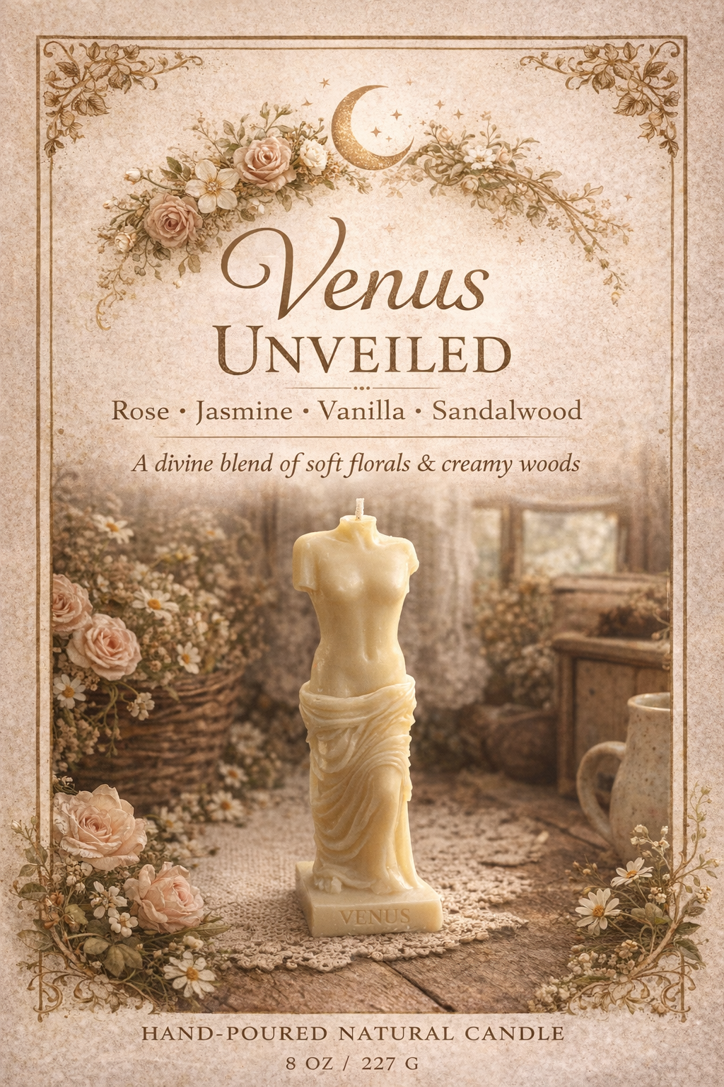 Venus Unveiled Candle