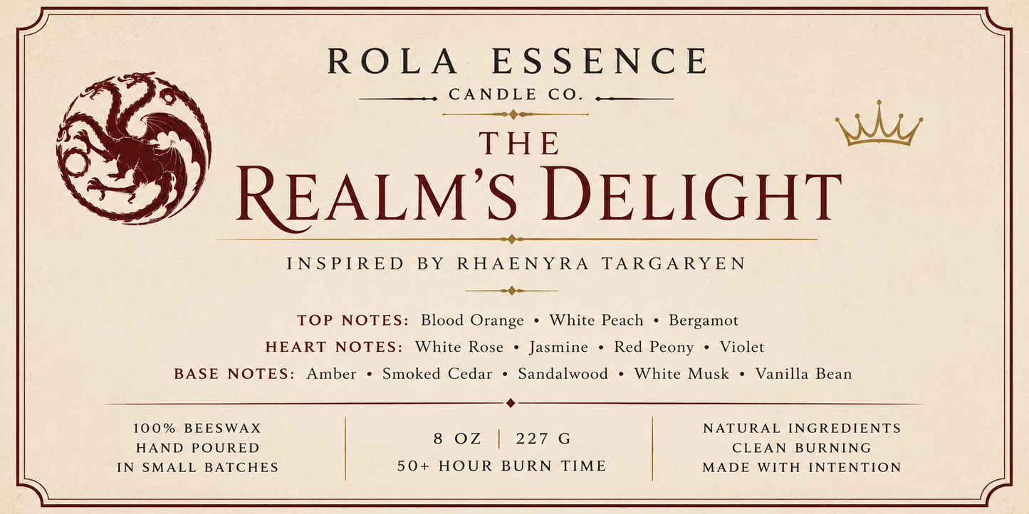 The Realm’s Delight - Inspired by Rhaenyra Targaryen