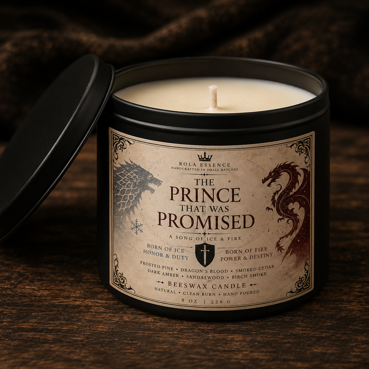 The Prince That Was Promised Candle -  Prophecy Burns Bright