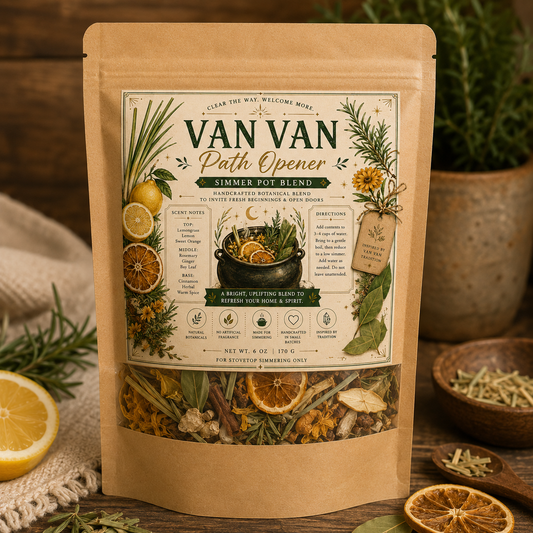 Van Van Path Opener Simmer Pot - Open • Refresh • Thrive
