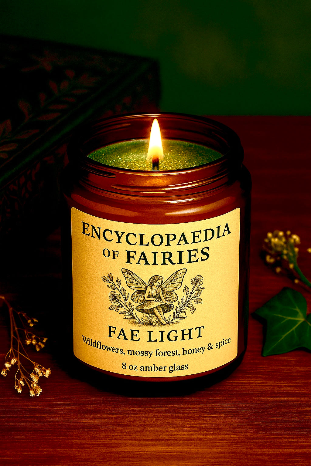 Encyclopedia of Fairies — Scholar’s Grove Candle