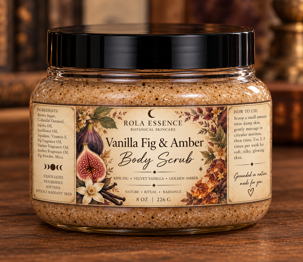 Vanilla Fig & Amber Body Scrub