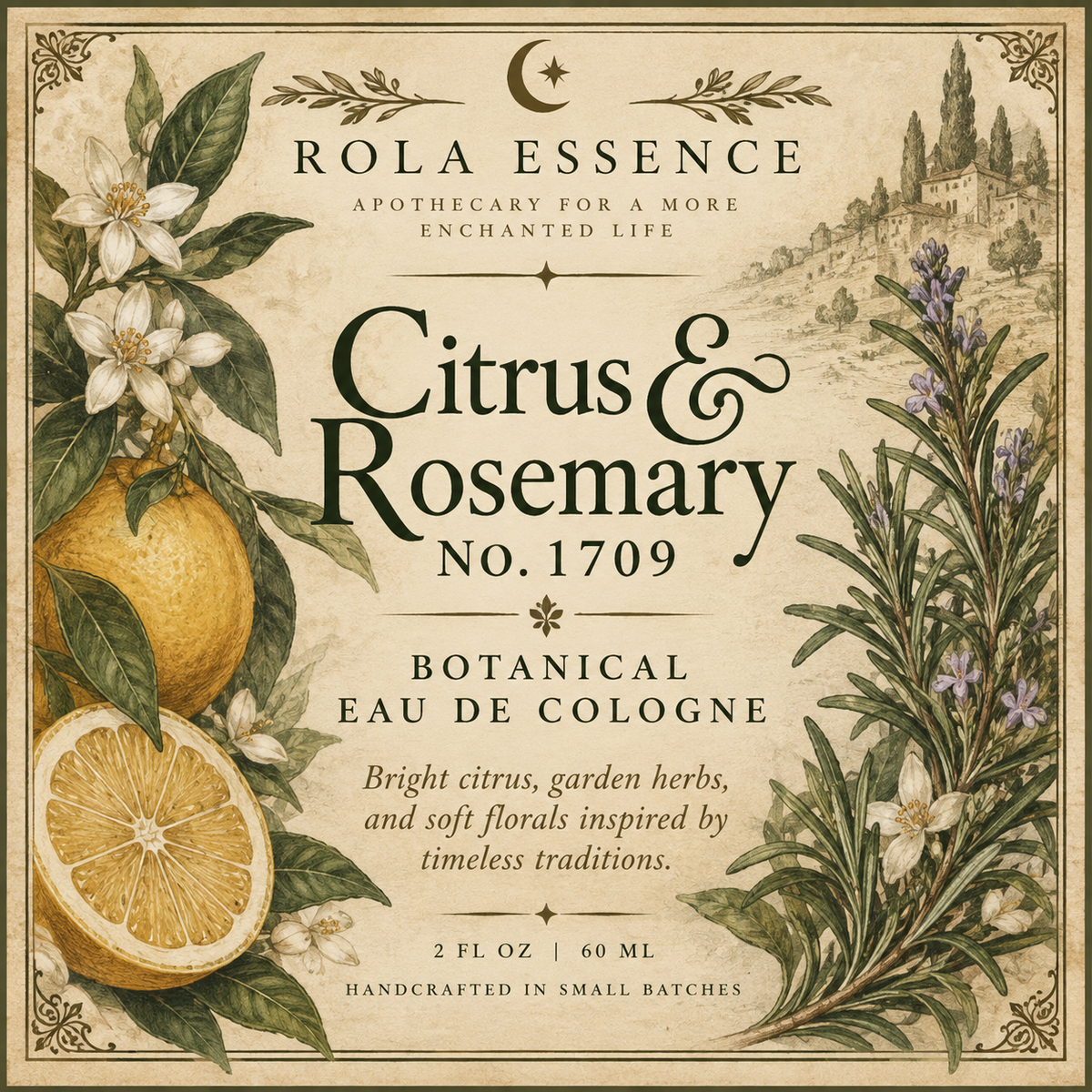Citrus & Rosemary No. 1709 - Botanical Eau de Cologne