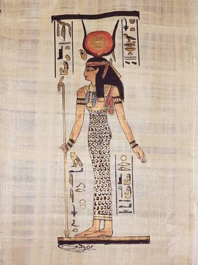 Golden Song of Hathor Candle