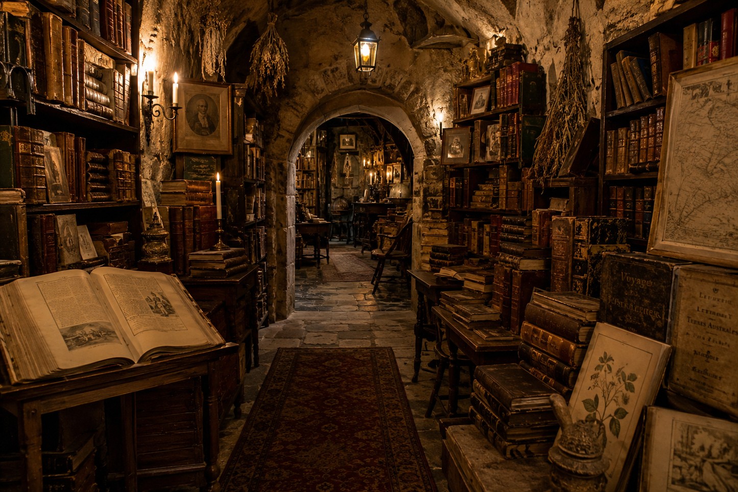 The Ancient Bookshop Beeswax Candle | Where Old Stories Linger