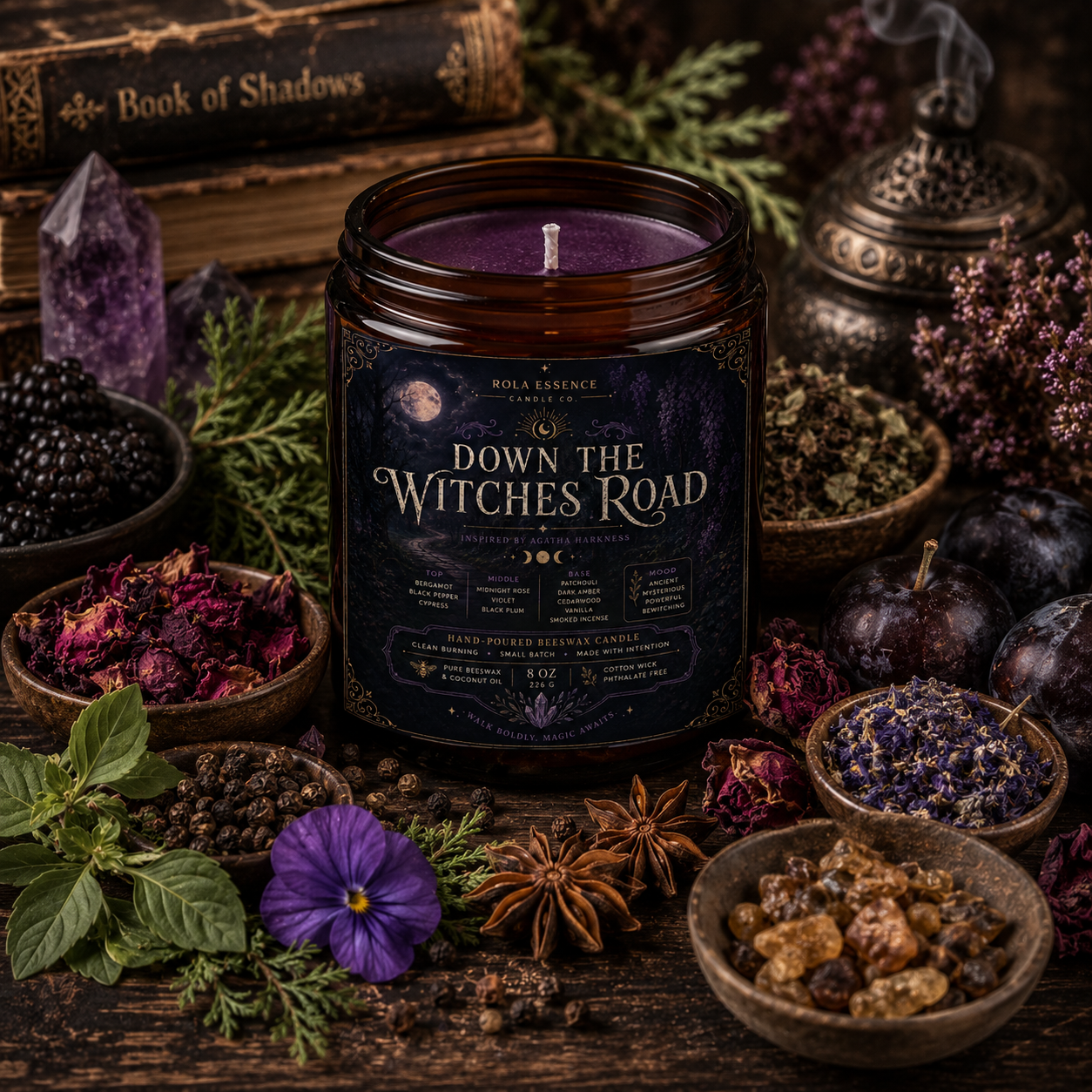 Down the Witches’ Road Candle