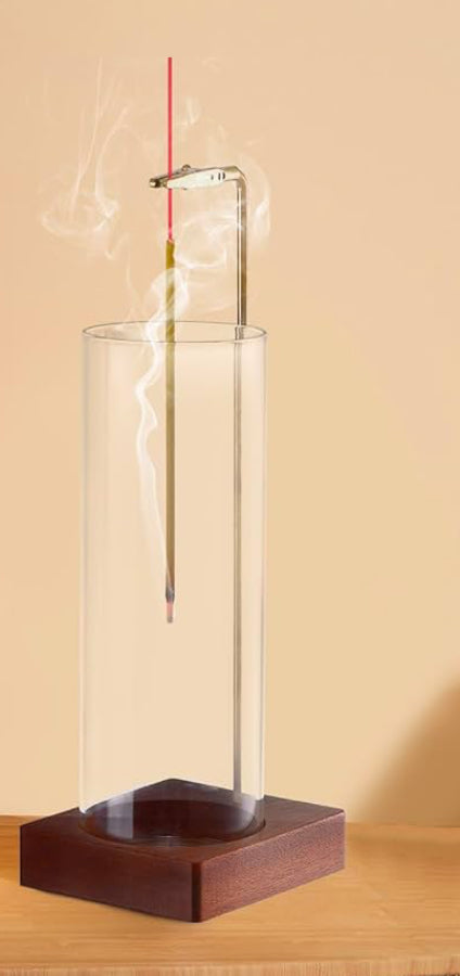 Glass Cloche Incense Holder