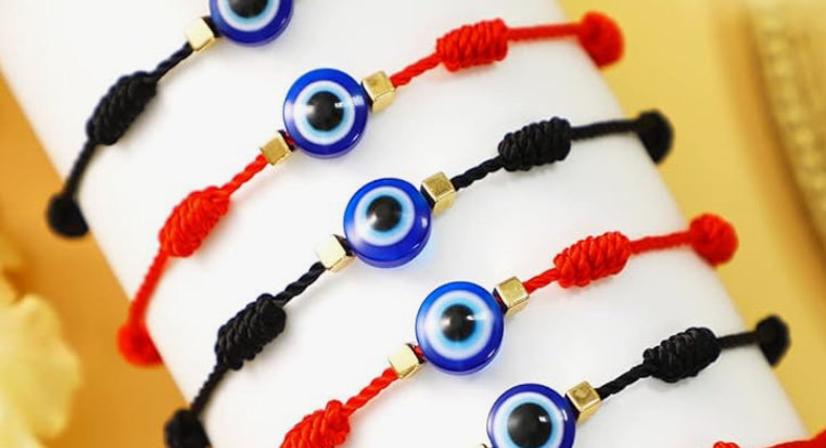 Knotted Evil Eye Bracelet