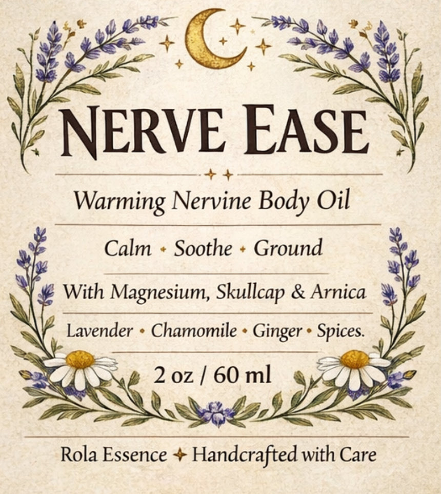 Nerve Ease Body Oil - Pain Relieving, Body Warming, Comfort Bringing