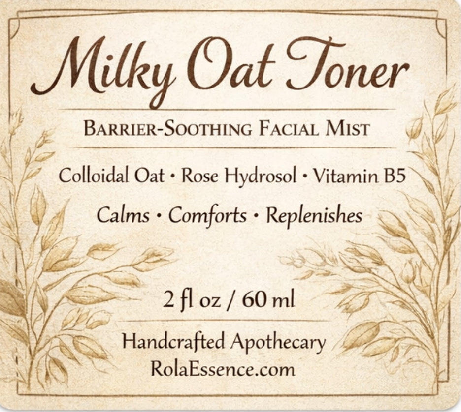 Milky Oat Toner – Barrier-Soothing Facial Mist