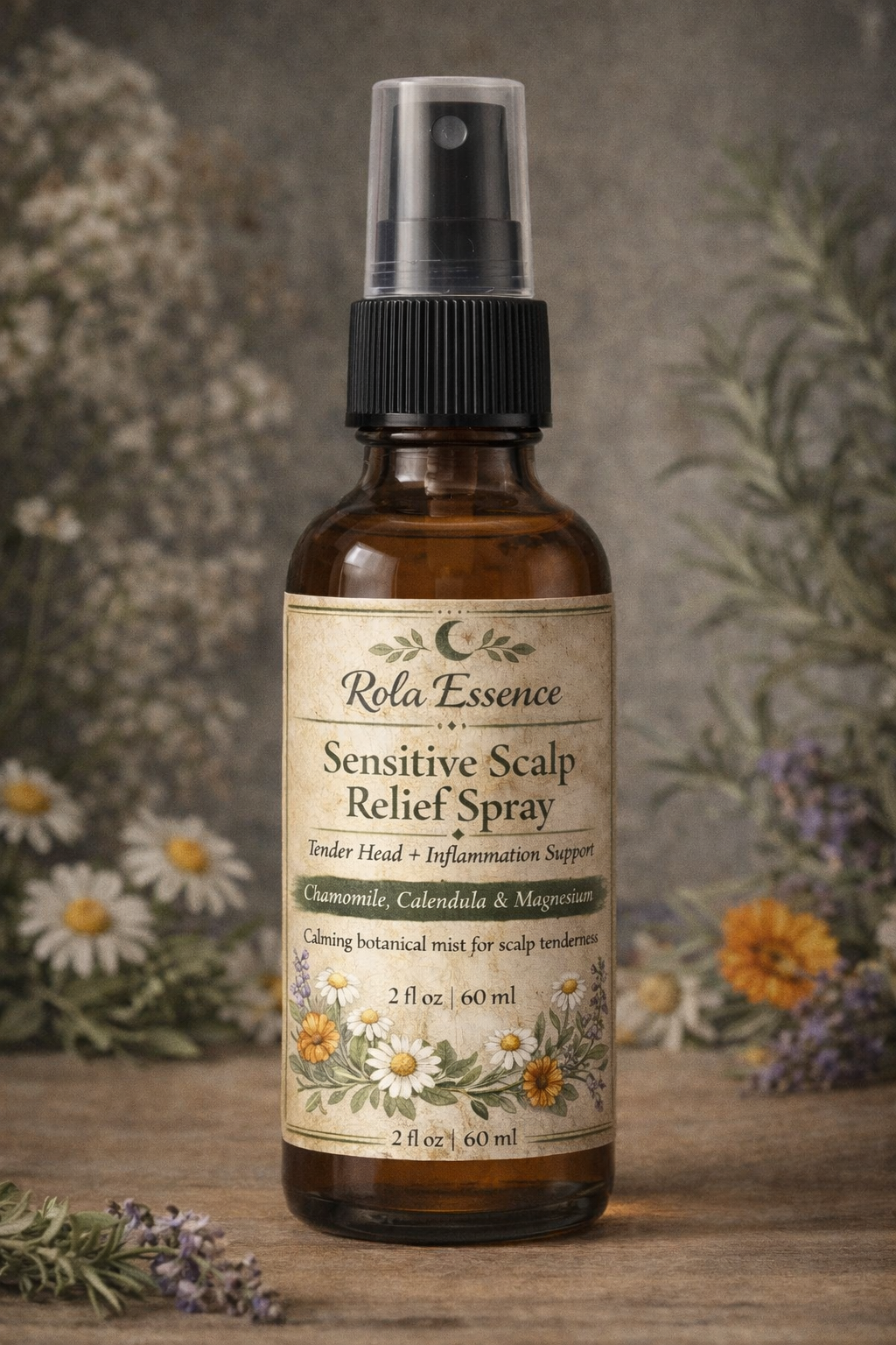 Sensitive Scalp Relief Spray - Tender Head Approved, Sensitive Scalp Treating, Inflammation Calming