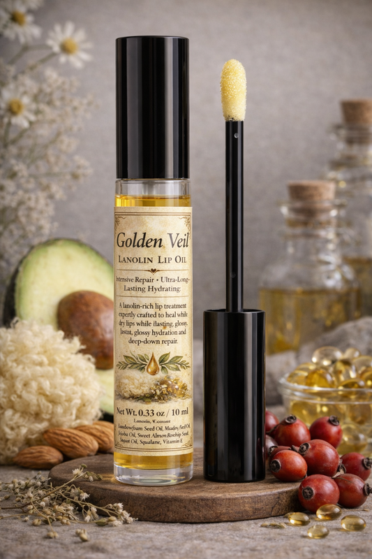 Golden Veil Lanolin Lip Oil