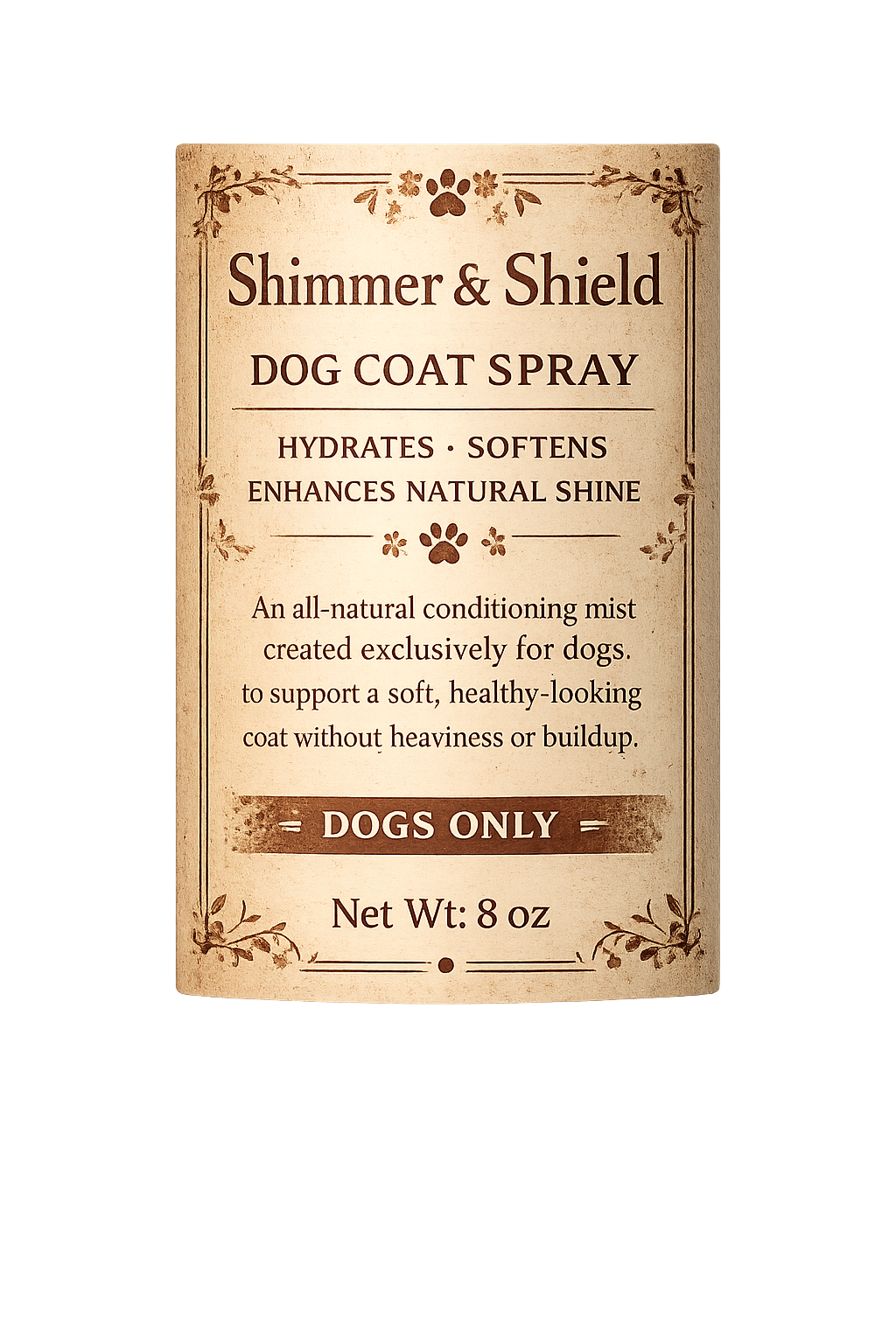 Shimmer & Shield - Dog Coat Conditioning & Deodorizing Spray