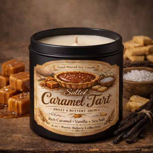 Salted Caramel Tart Candle
