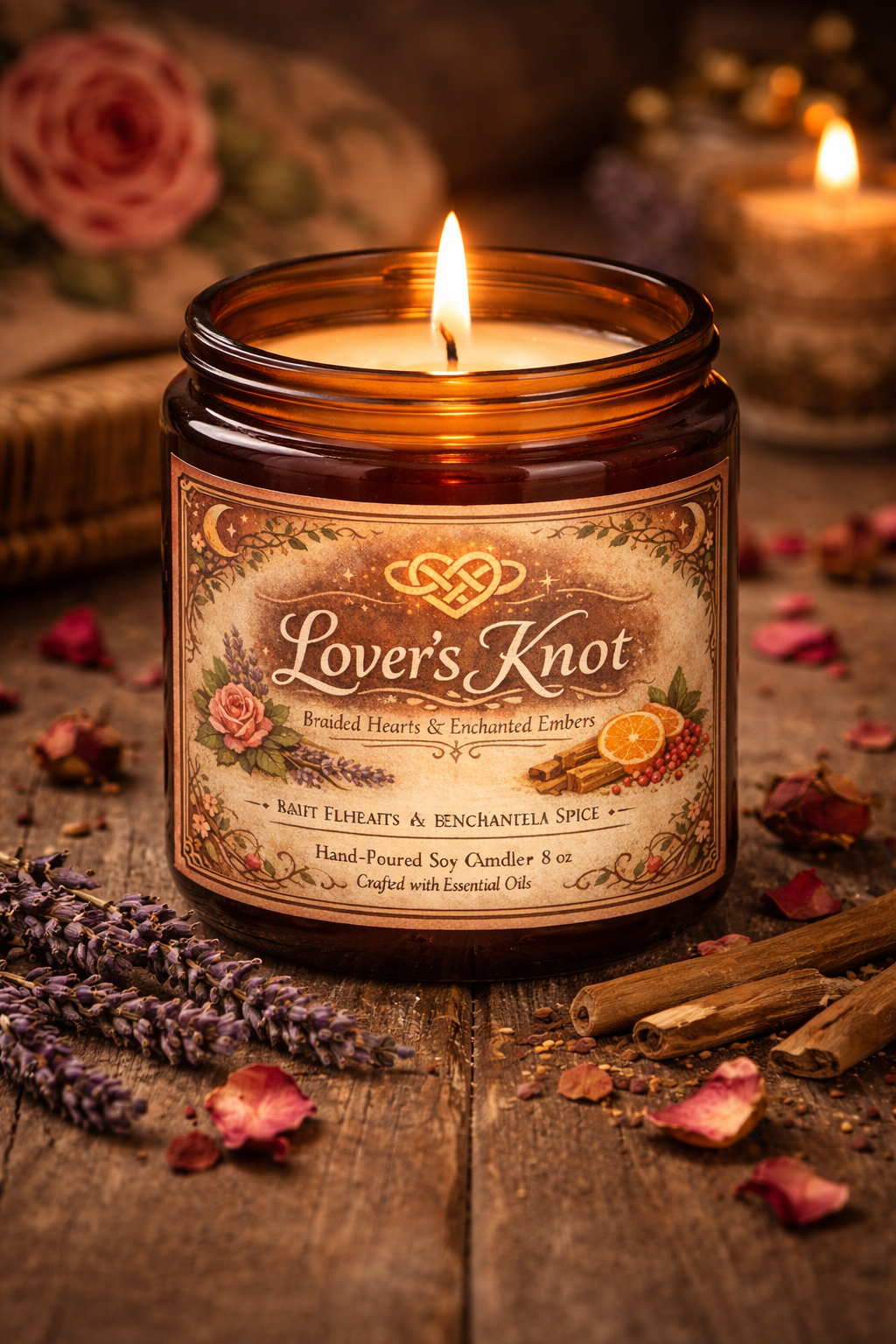 Lover’s Knot Candle
