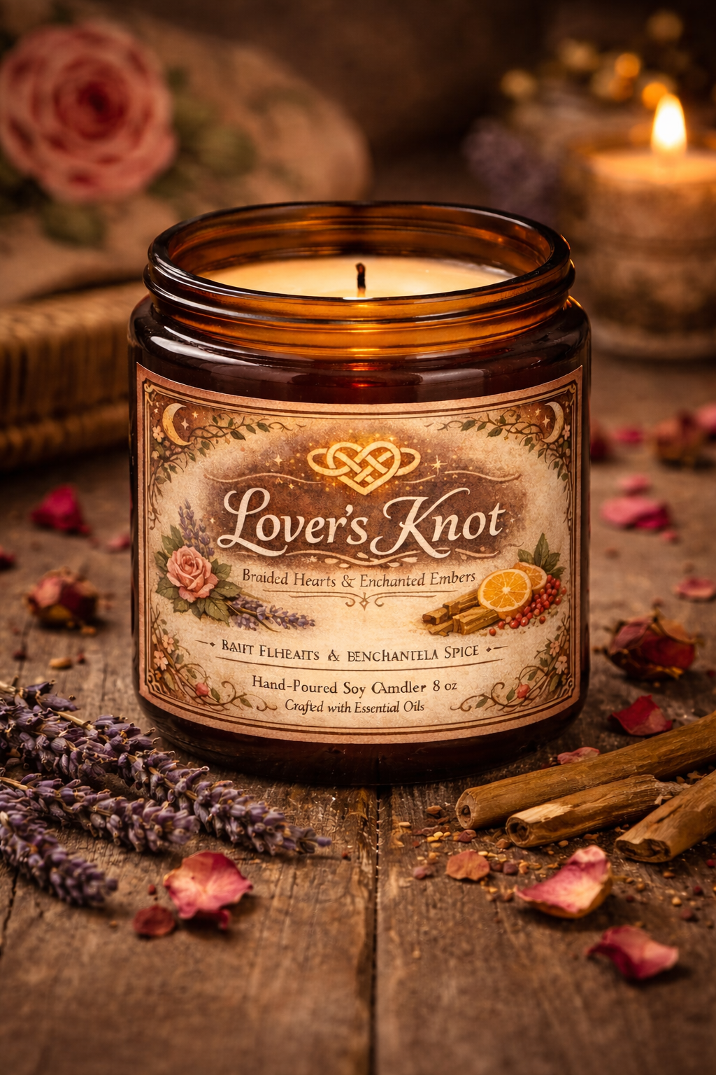 Lover’s Knot Candle