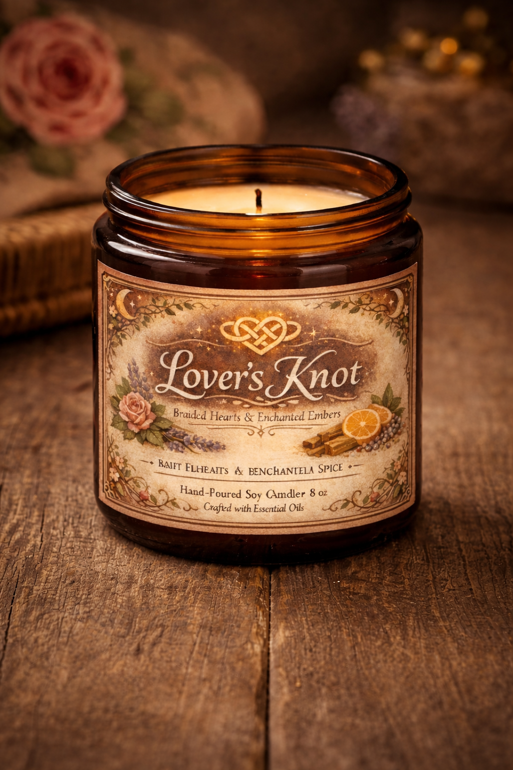 Lover’s Knot Candle