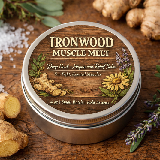 Ironwood Muscle Melt Balm - for Back Spams, Deep Muscle Pain, & Knotted Tension