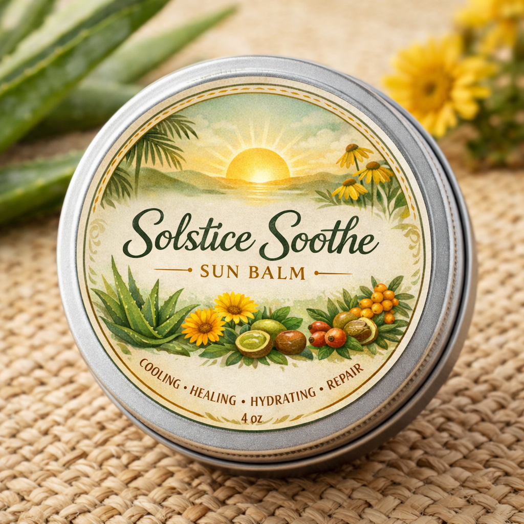 Solstice Soothe Sun Balm - Sun Burn Relief Balm