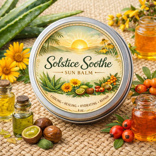Solstice Soothe Sun Balm - Sun Burn Relief Balm