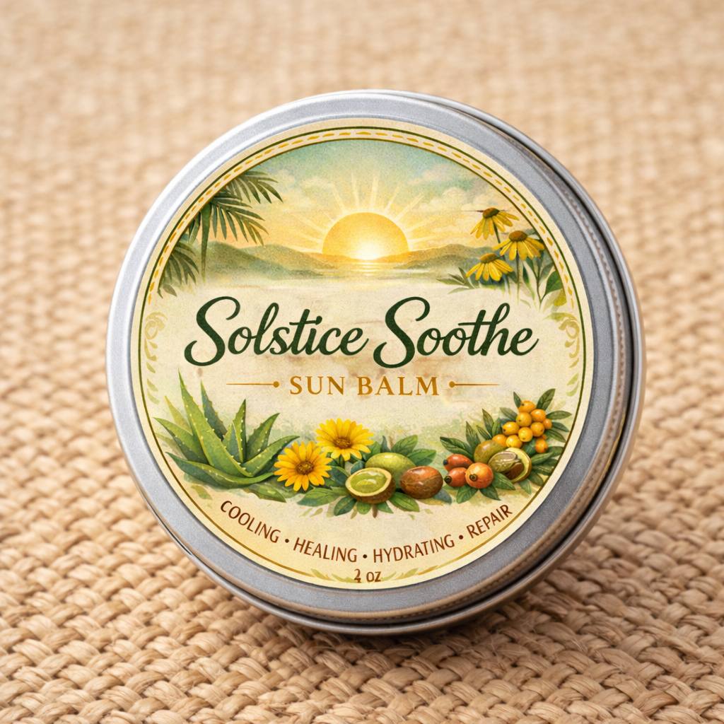 Solstice Soothe Sun Balm - Sun Burn Relief Balm