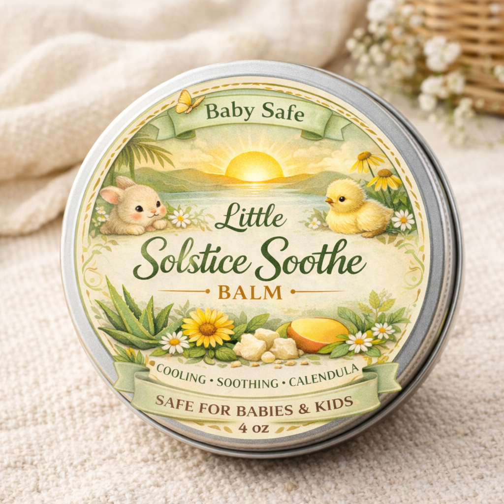 Little Solstice Soothe Balm - Baby & Kid Safe Sun Burn Balm