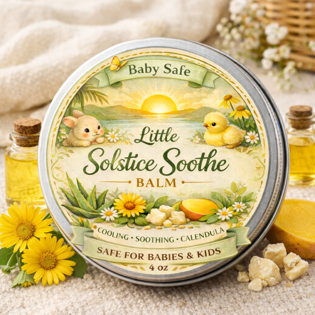 Little Solstice Soothe Balm - Baby & Kid Safe Sun Burn Balm