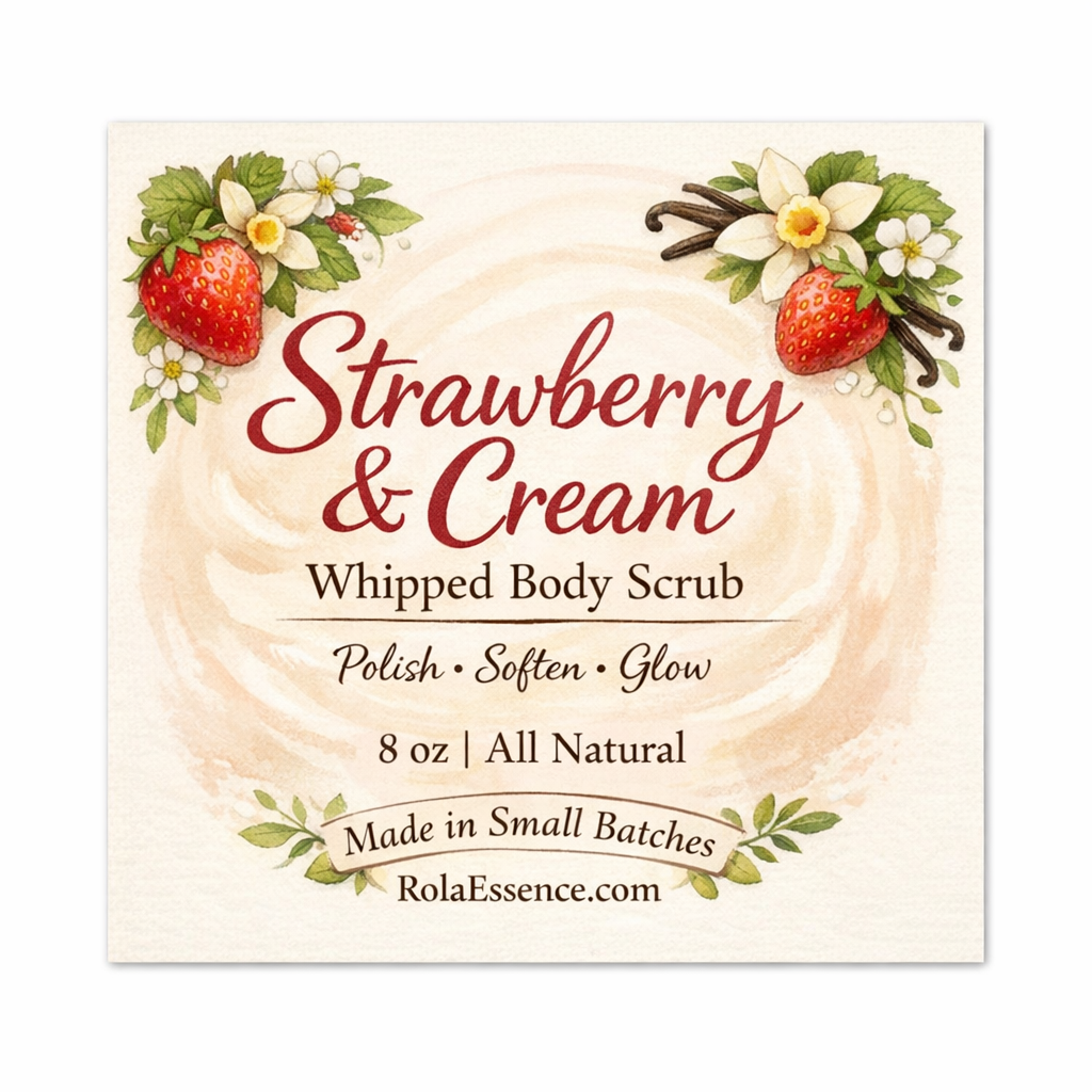 Strawberry & Cream Body Scrub