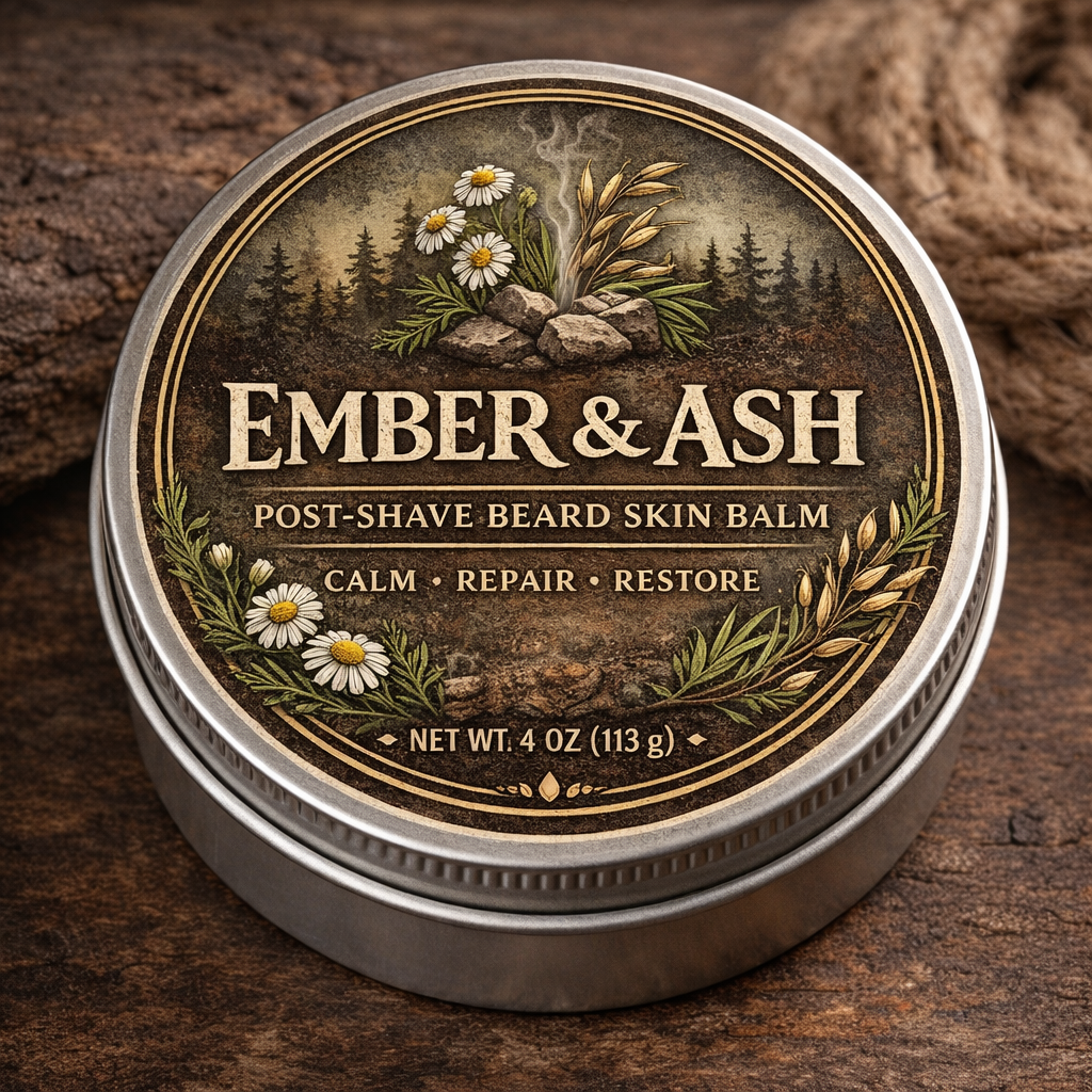 Ember & Ash - Post-Shave Beard Skin Balm