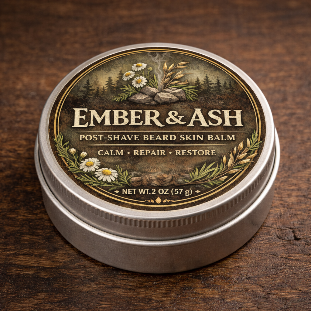 Ember & Ash - Post-Shave Beard Skin Balm