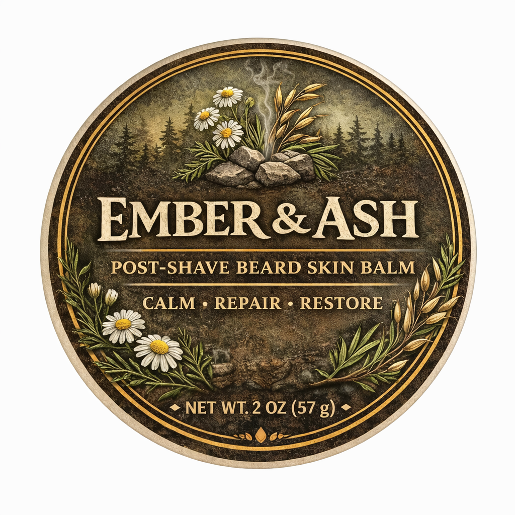 Ember & Ash - Post-Shave Beard Skin Balm