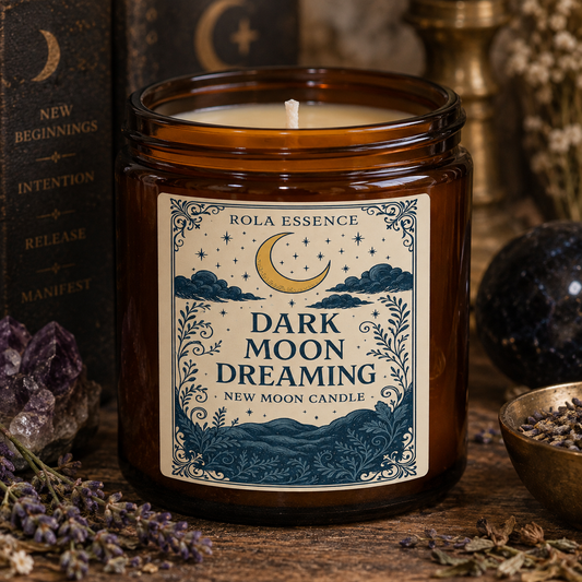 Dark Moon Dreaming – New Moon Candle