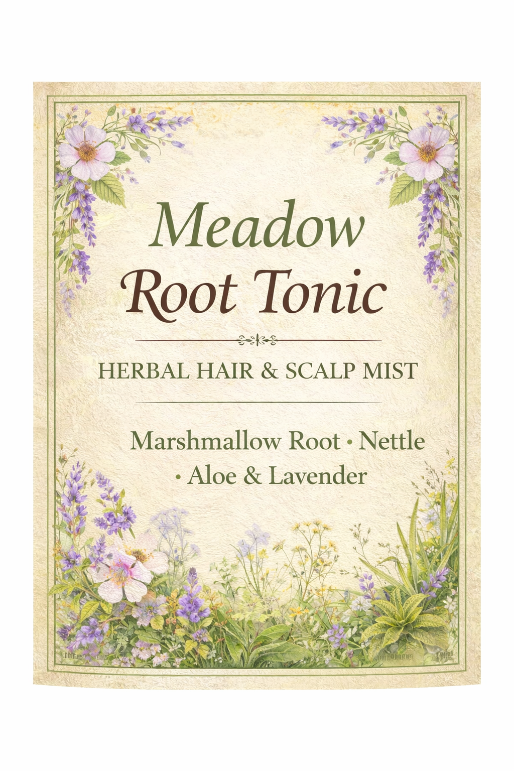 Meadow Root Tonic - Herbal Hair & Scalp Mist