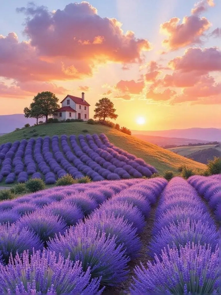 Lavender Sanctuary Candle - Lavender Fields